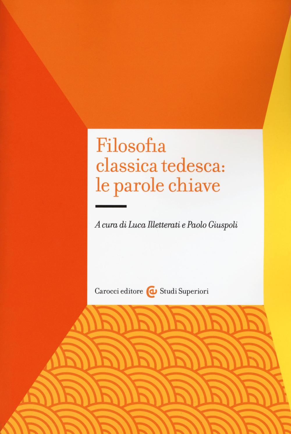 Filosofia classica tedesca: le parole chiave