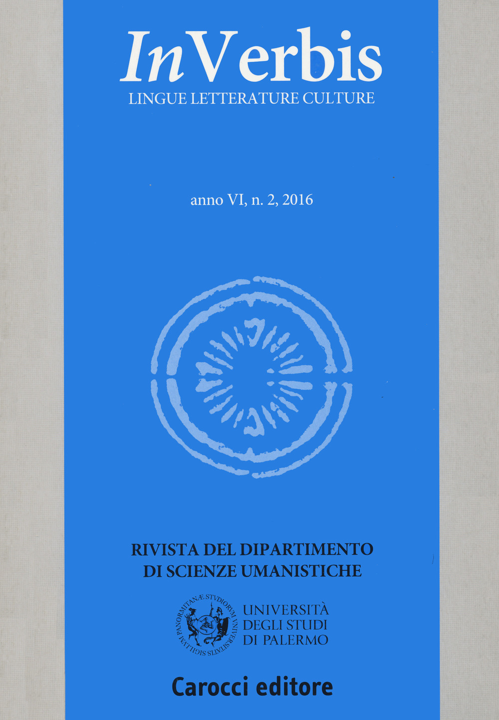 InVerbis. Lingue letterature culture. Vol. 2