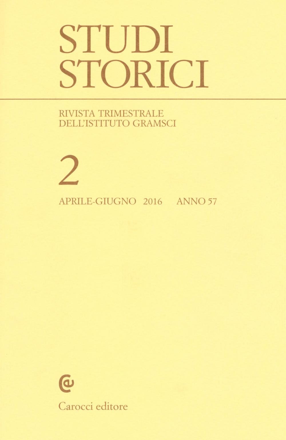 Studi storici. Vol. 2