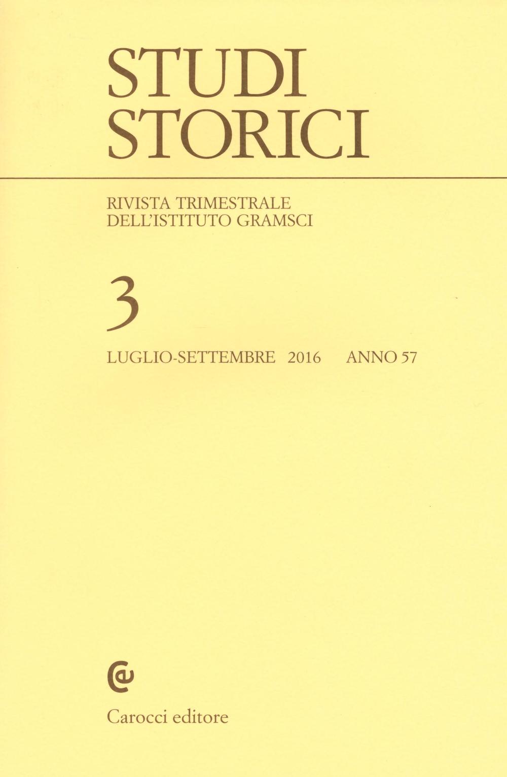 Studi storici. Vol. 3