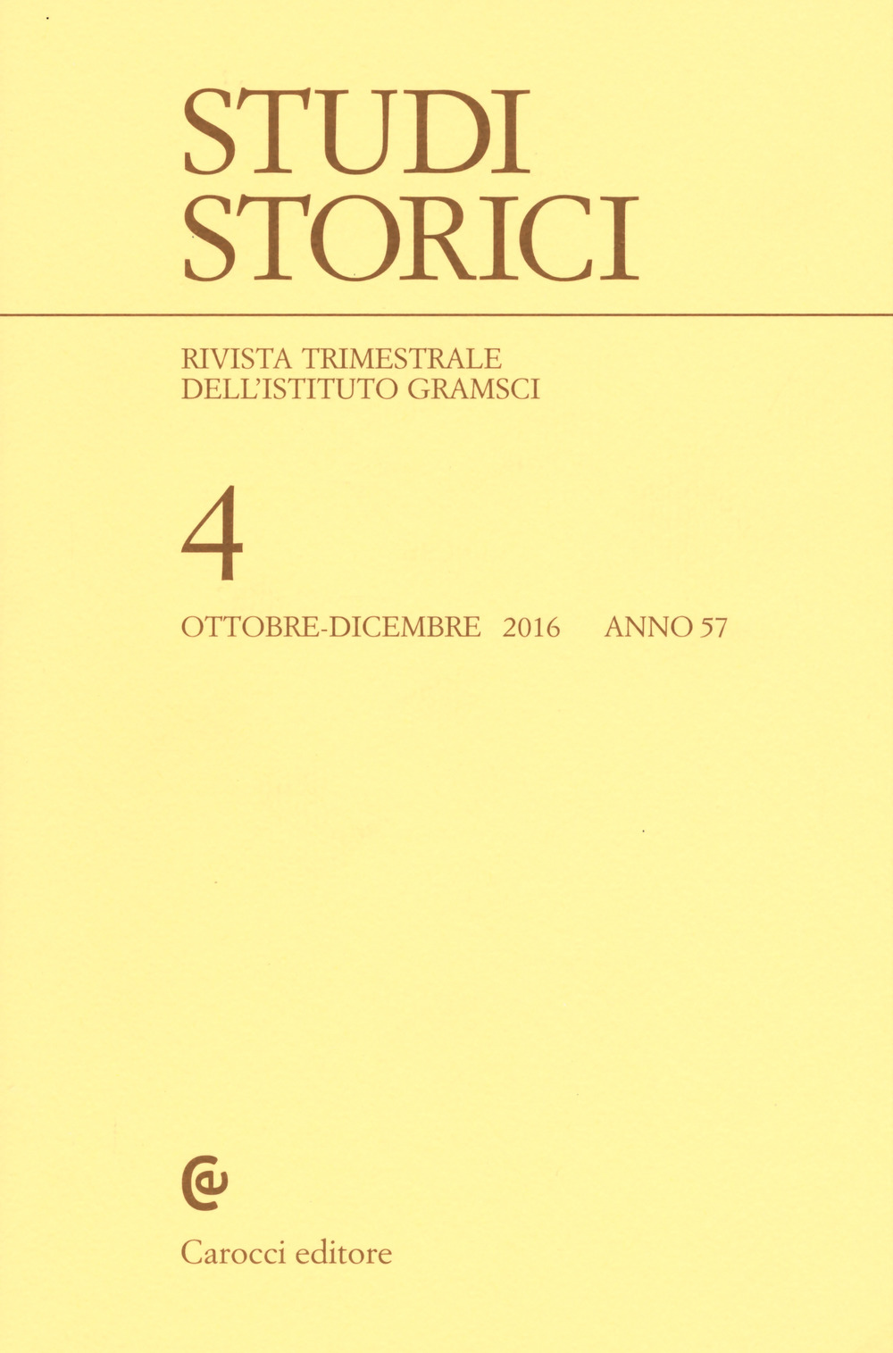 Studi storici. Vol. 4