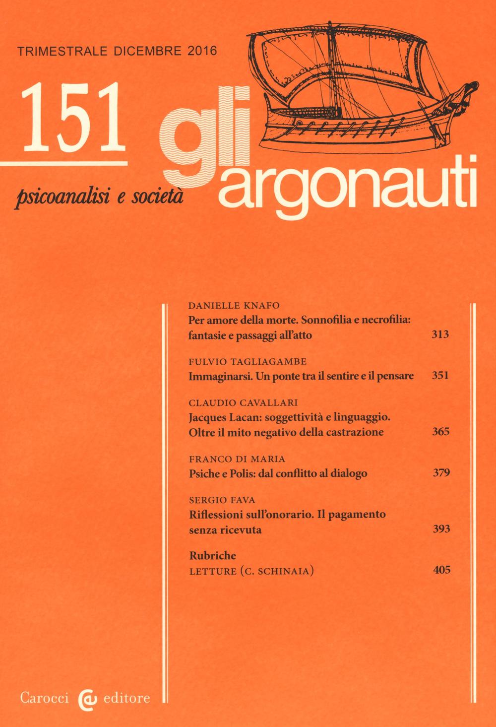 Gli argonauti. Vol. 151