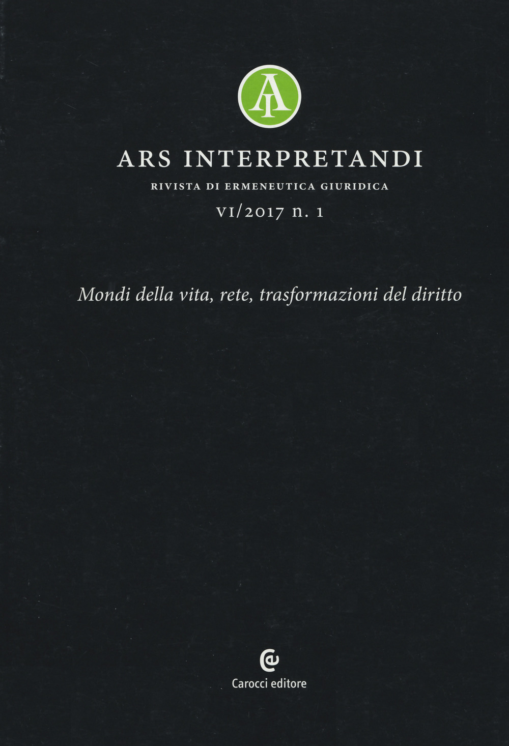 Ars interpretandi. Vol. 1
