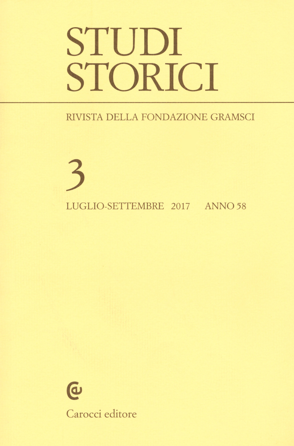Studi storici. Vol. 3