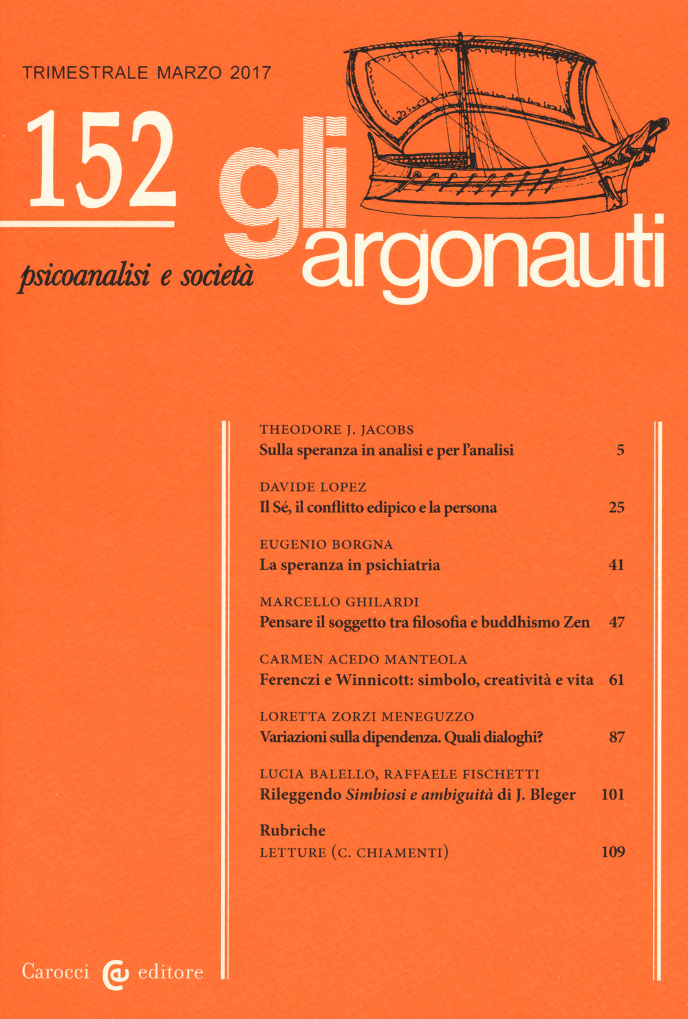 Gli argonauti. Vol. 152