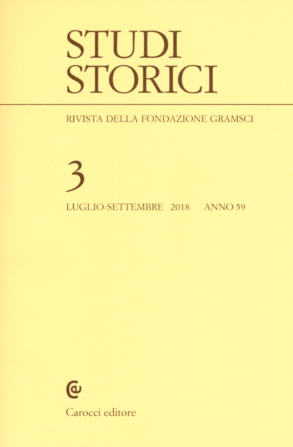 Studi storici. Vol. 3