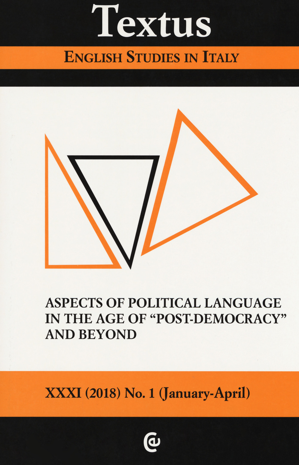 Textus. English studies in Italy. Vol. 1