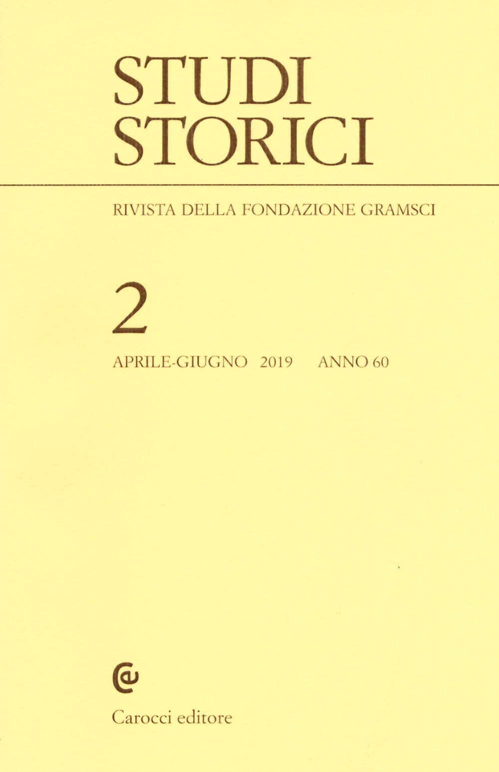 Studi storici. Vol. 2