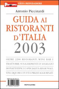 Guida ai ristoranti d'Italia 2003