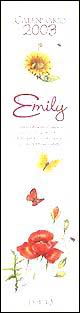 Calendario Emily 2003