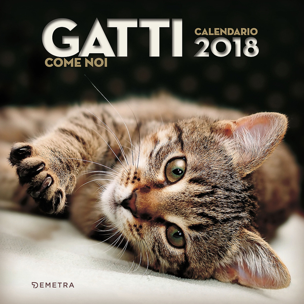 Calendario gatti 2018