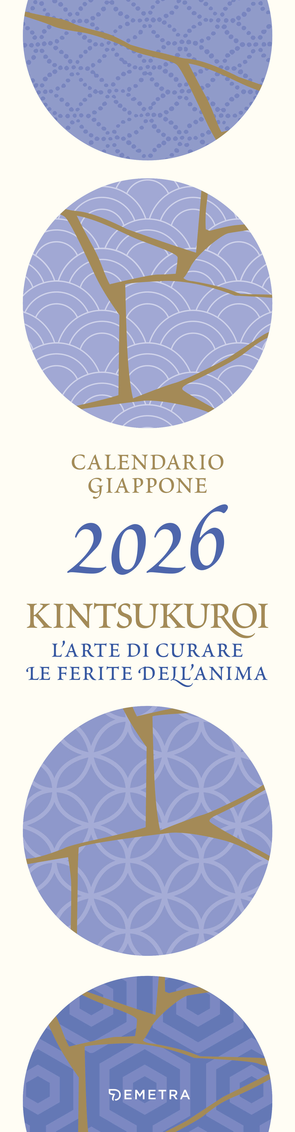 Giappone kintsukuroi. Calendario 2026 da parete