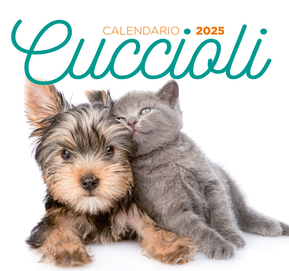 Cuccioli. Calendario 2025 da tavolo (17 x 16 cm)
