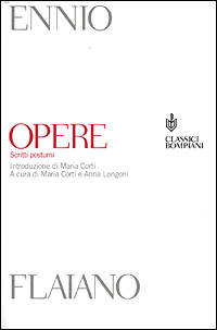 Opere. Scritti postumi