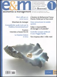Economia & management. Vol. 1