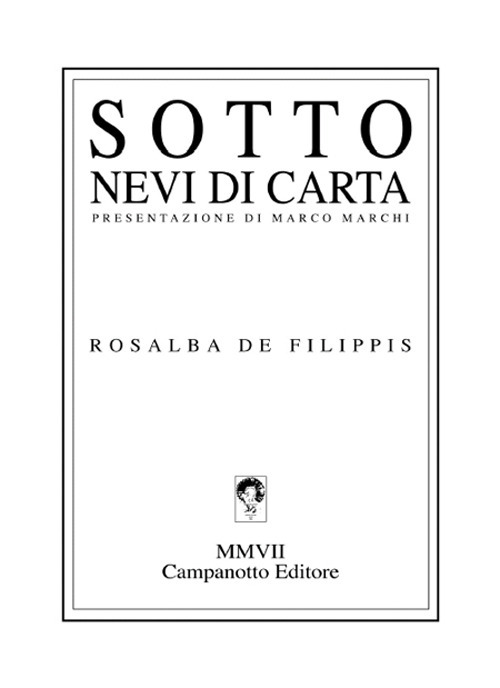Sotto nevi di carta
