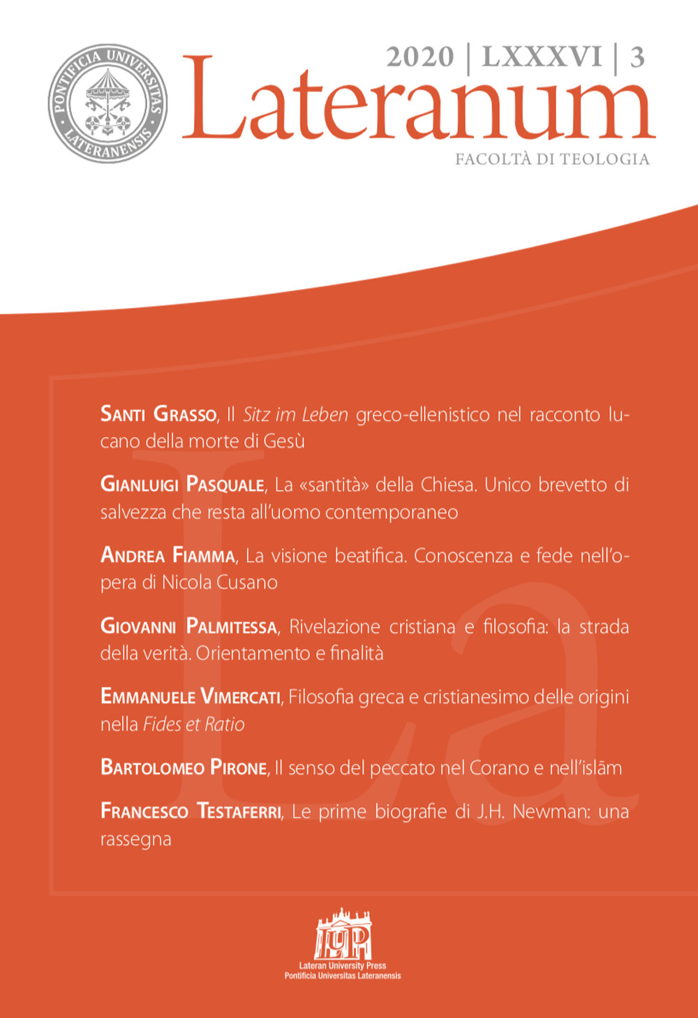Lateranum. Vol. 3