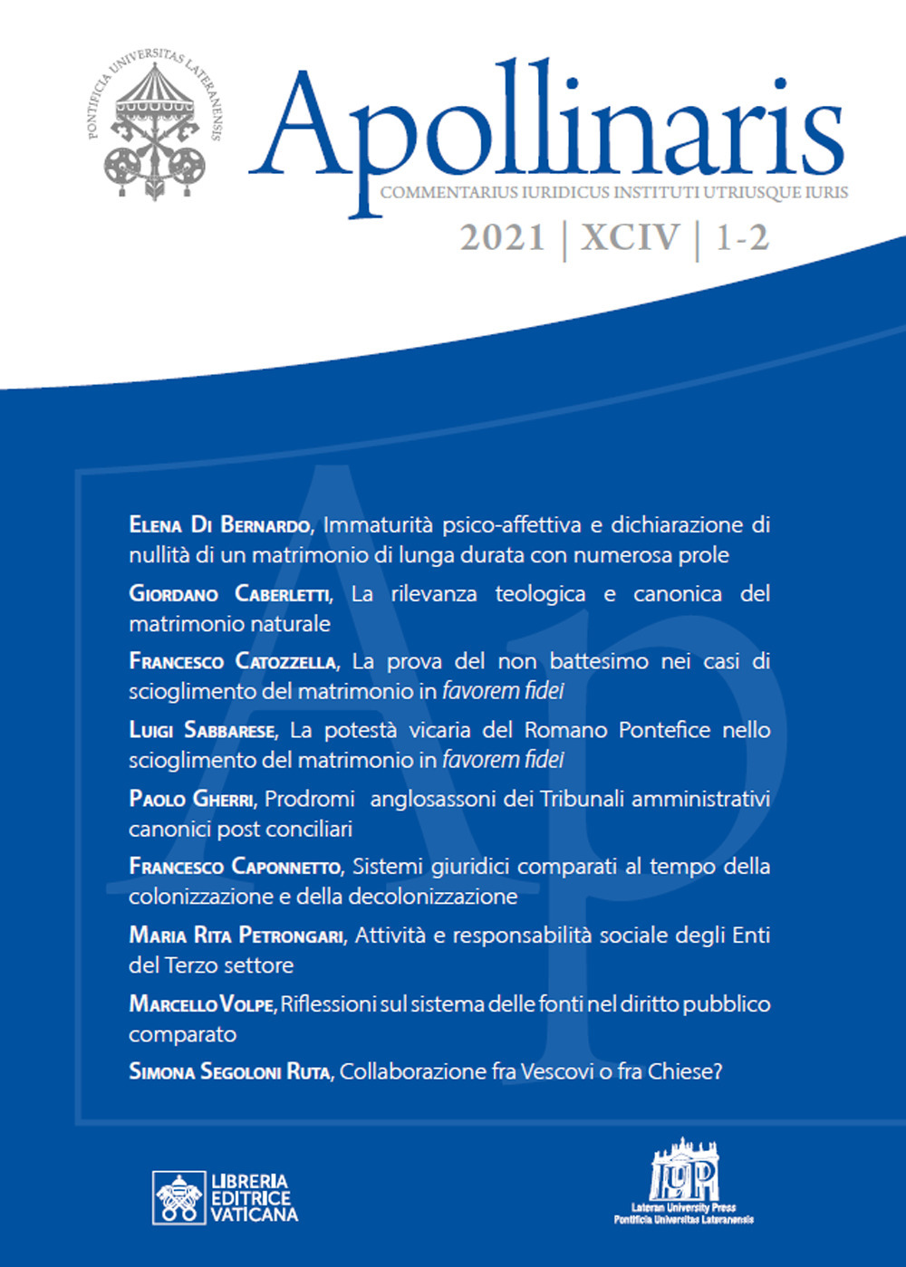 Apollinaris. Vol. 1-2