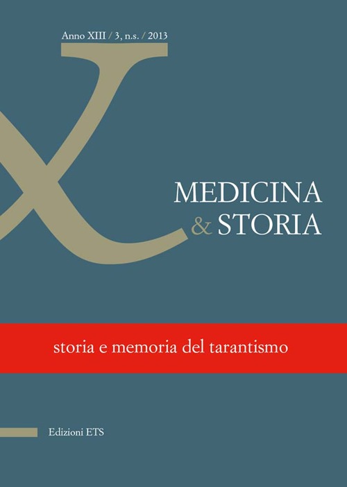 Medicina & storia. Vol. 3: Tarantismo