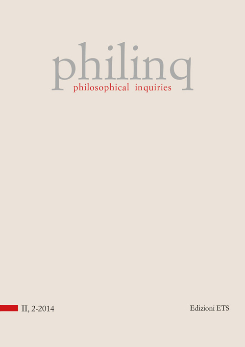 Philinq. Philosophical inquiries. Vol. 2