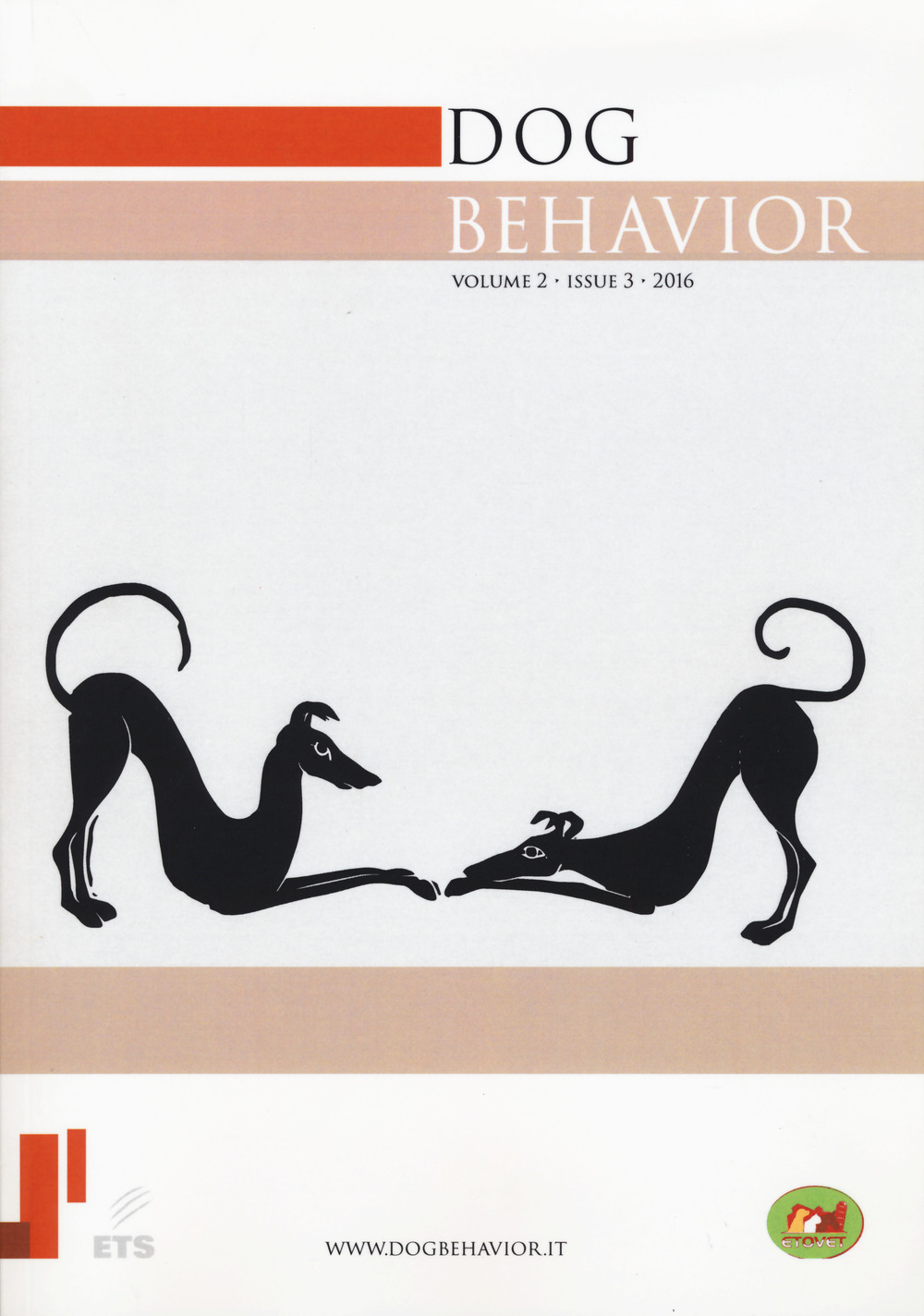 Dog behavior. Vol. 3