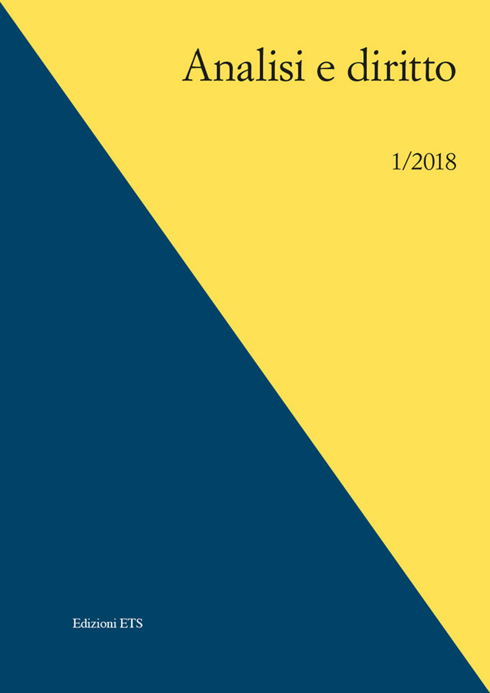 Analisi e diritto. Vol. 1