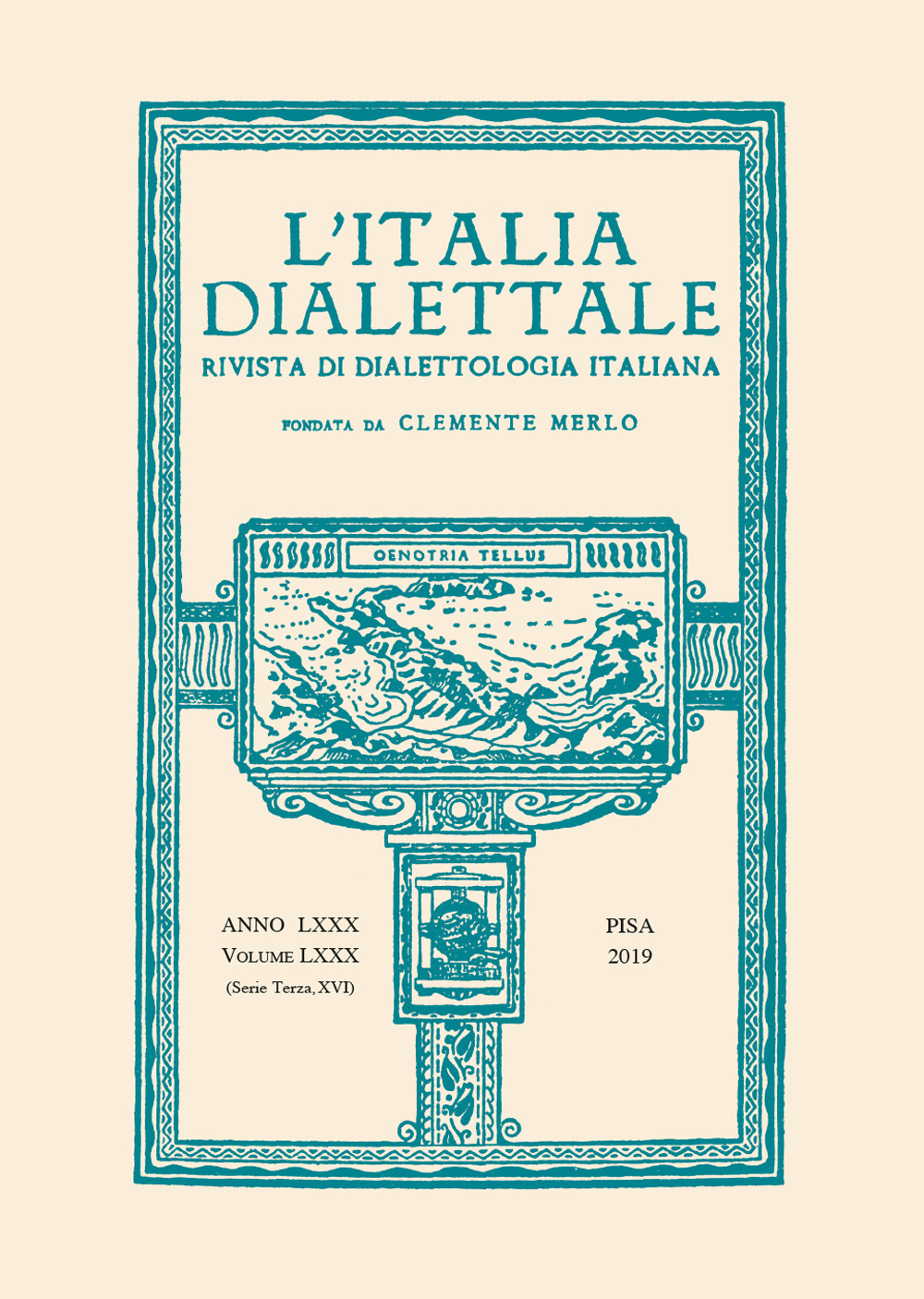 L'Italia dialettale. Rivista di dialettologia italiana. Vol. 79