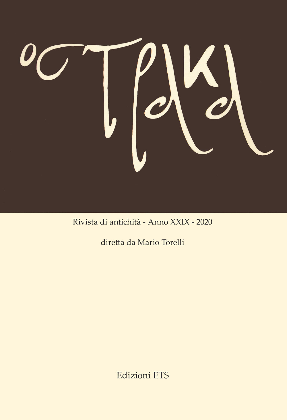 Ostraka. Rivista di antichità. Vol. 29