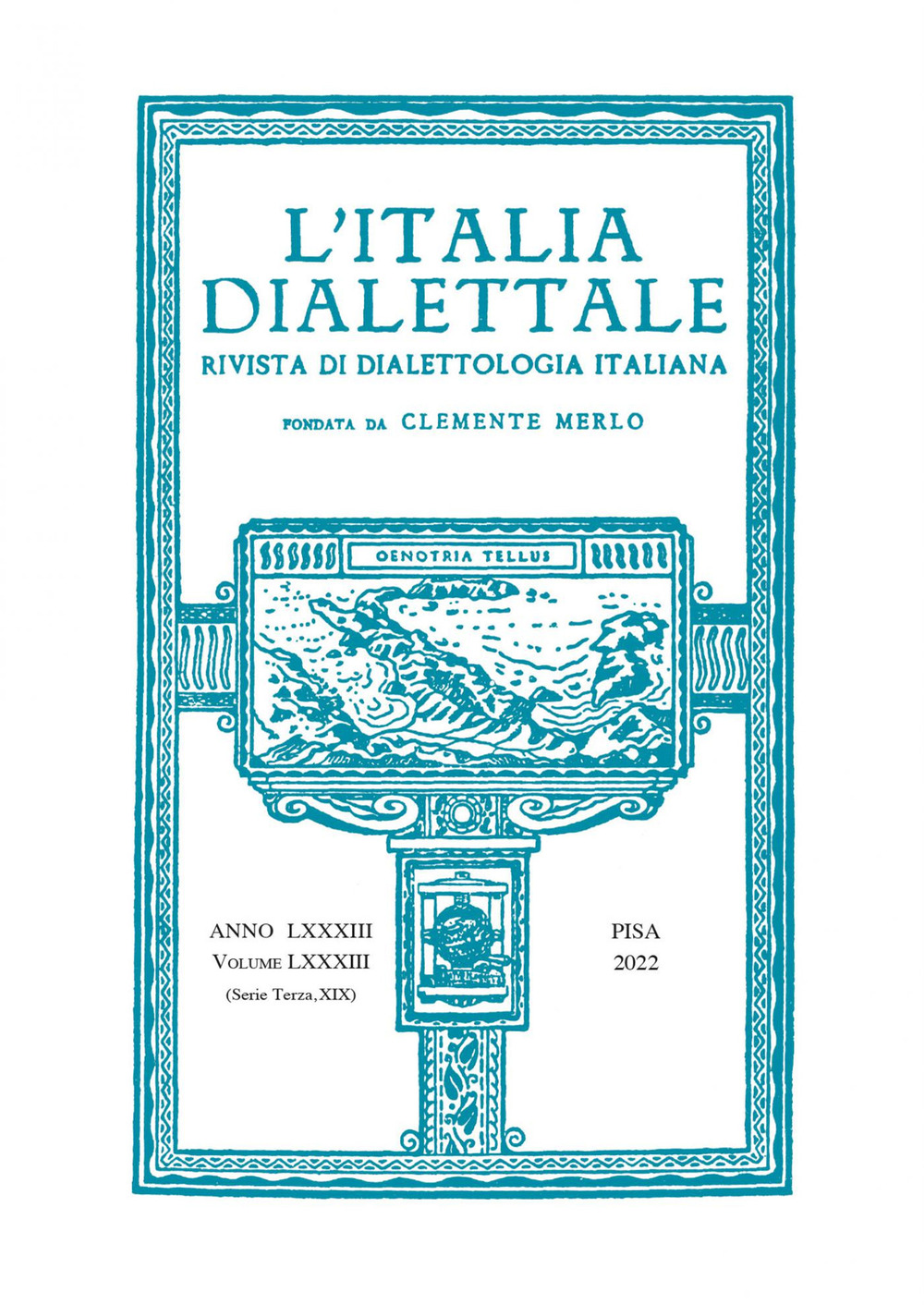 L'Italia dialettale. Rivista di dialettologia italiana. Vol. 83