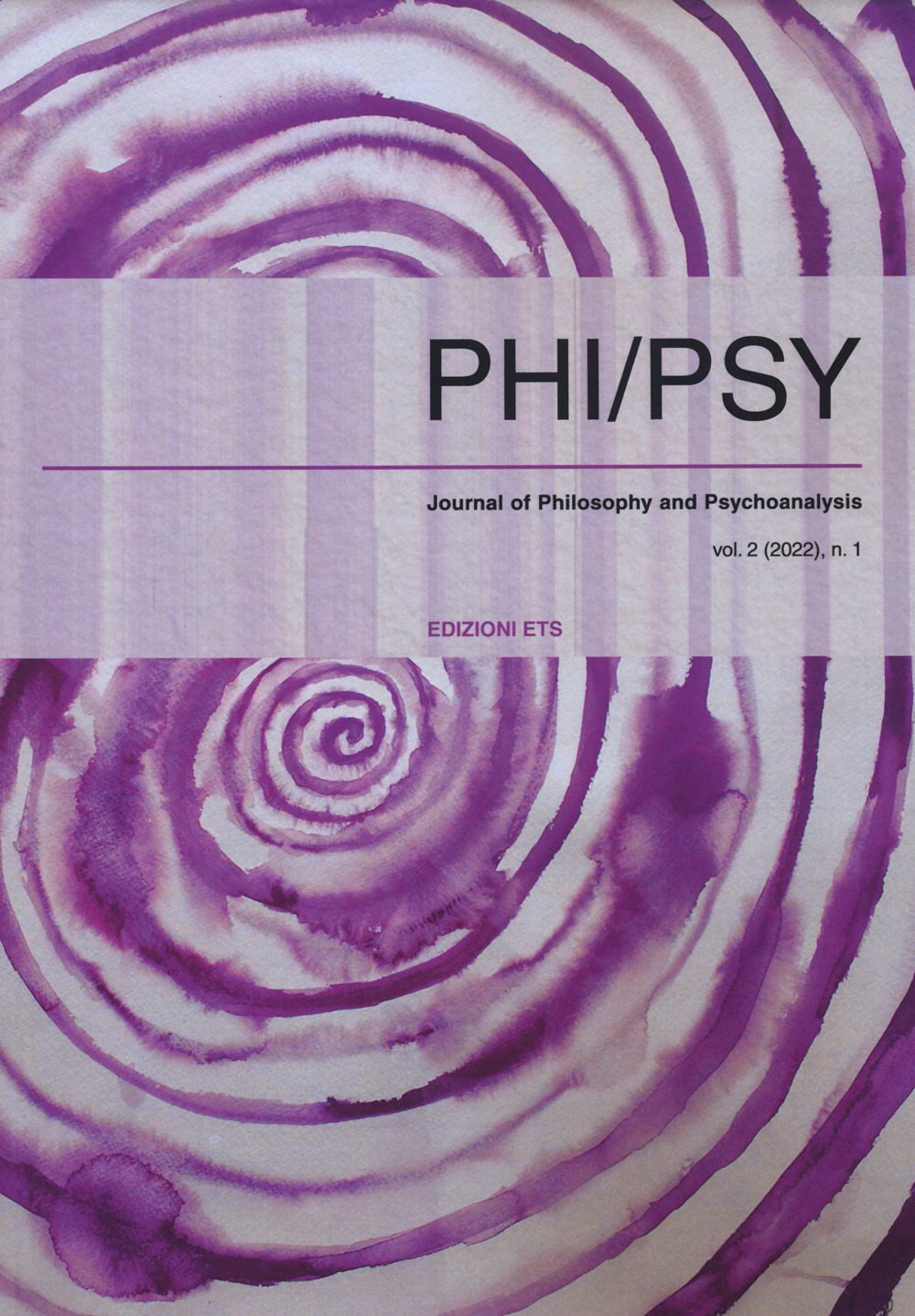 Phi-psy. Rivista di filosofia e psicanalisi. Vol. 1