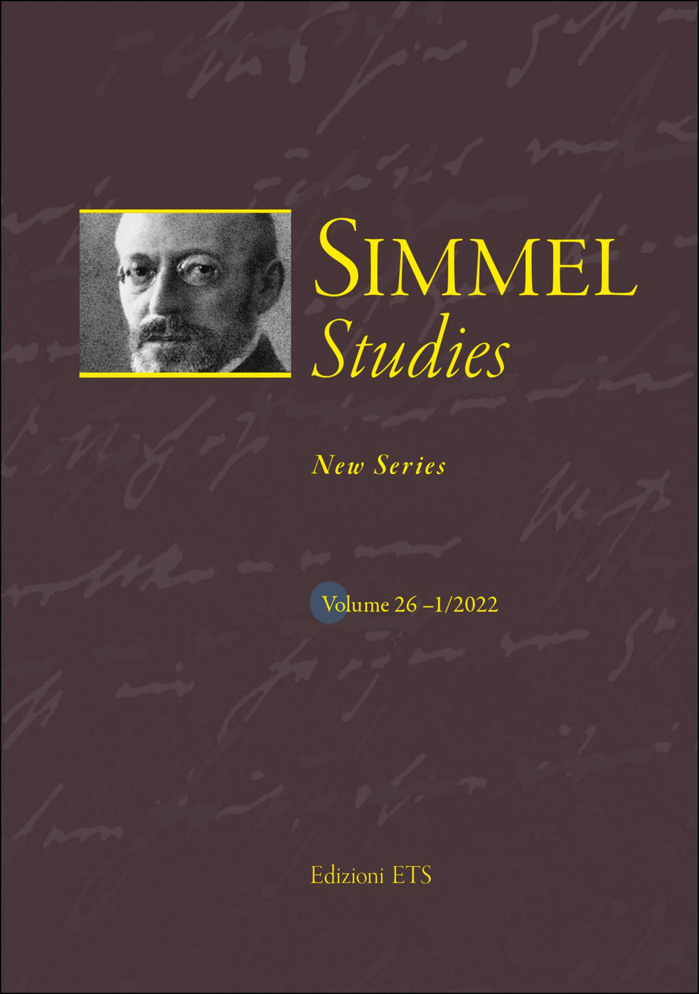 Simmel studies. New series. Vol. 1