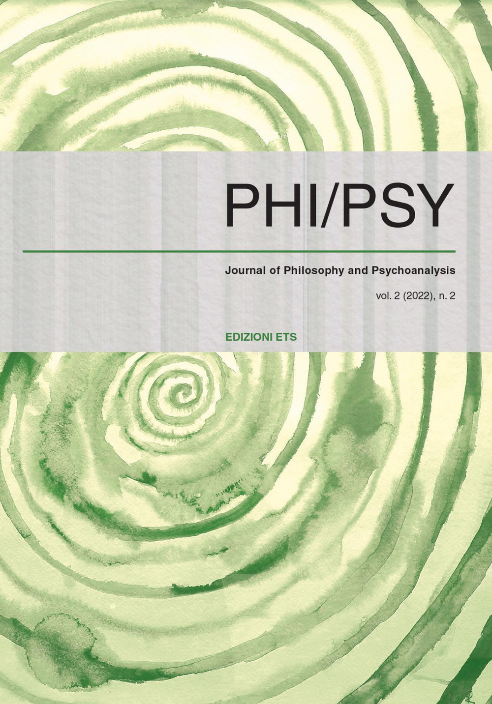 Phi-psy. Rivista di filosofia e psicoanalisi. Vol. 2