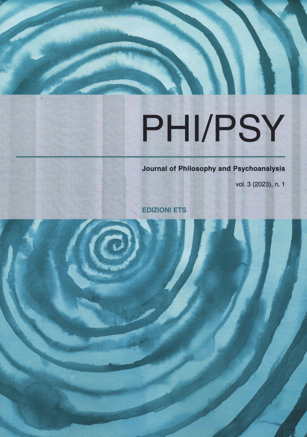 Phi-psy. Rivista di filosofia e psicoanalisi. Ediz. italiana, inglese e francese. Vol. 1