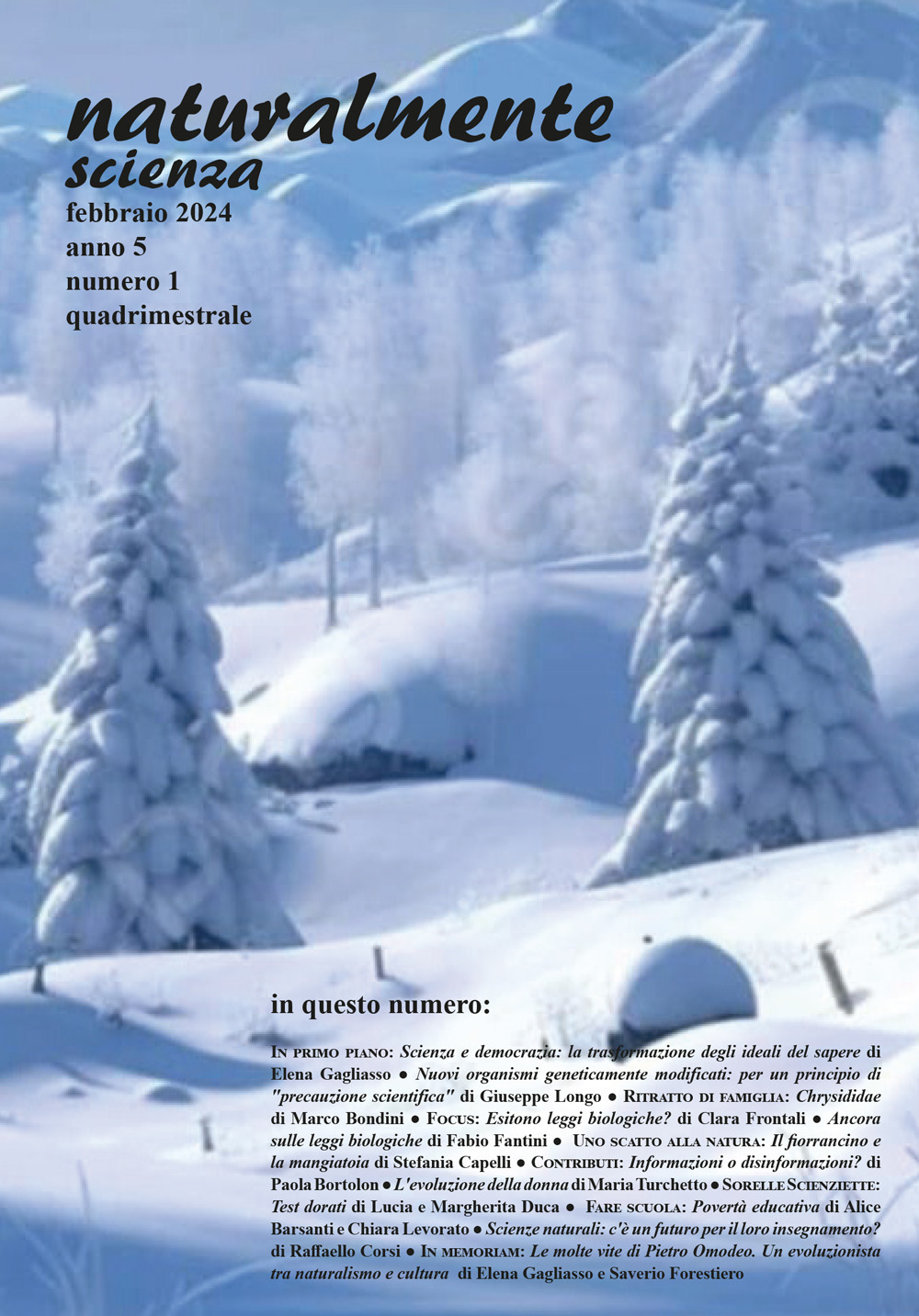 Naturalmente scienza. Vol. 1