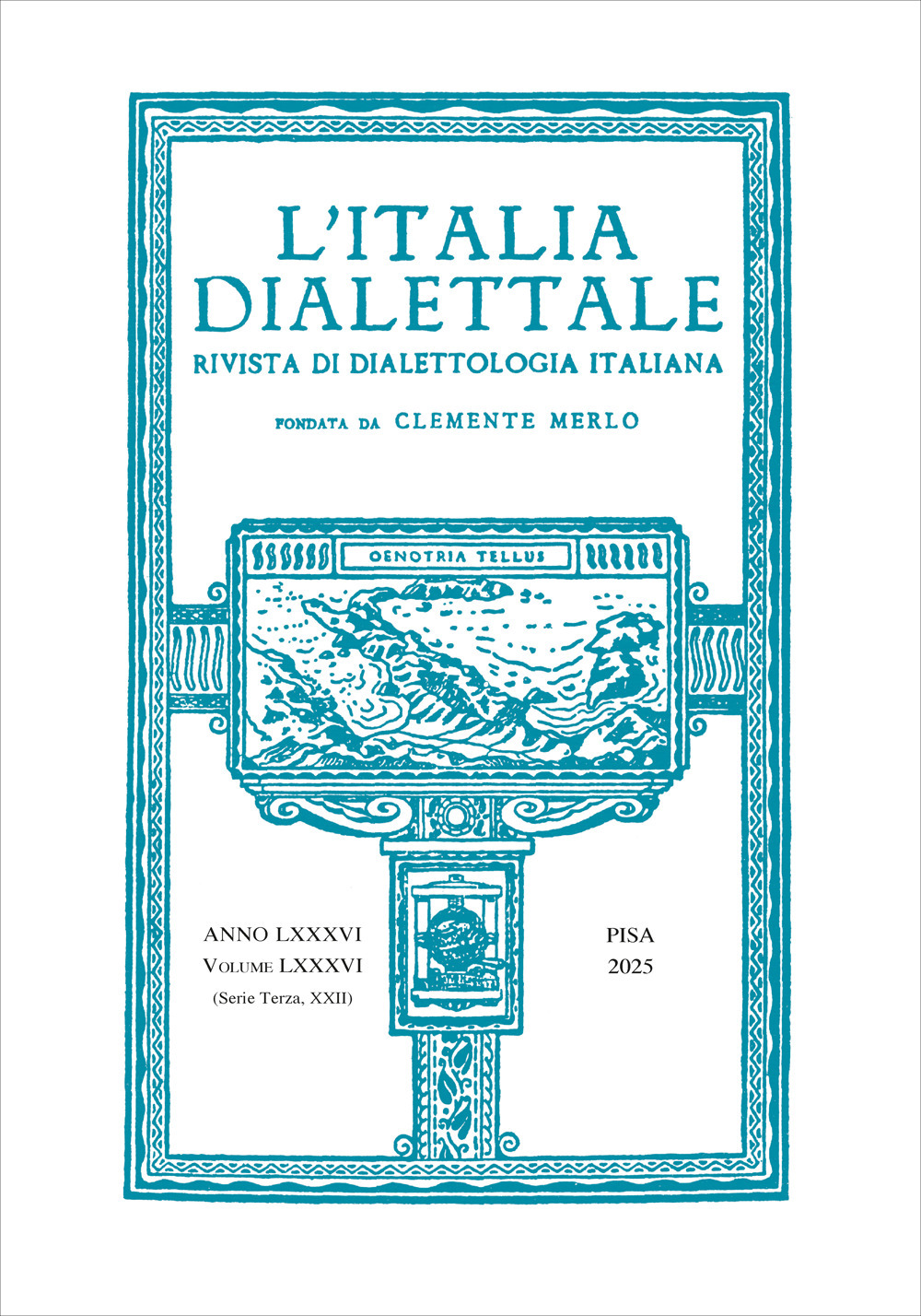 L'Italia dialettale. Rivista di dialettologia italiana. Vol. 86