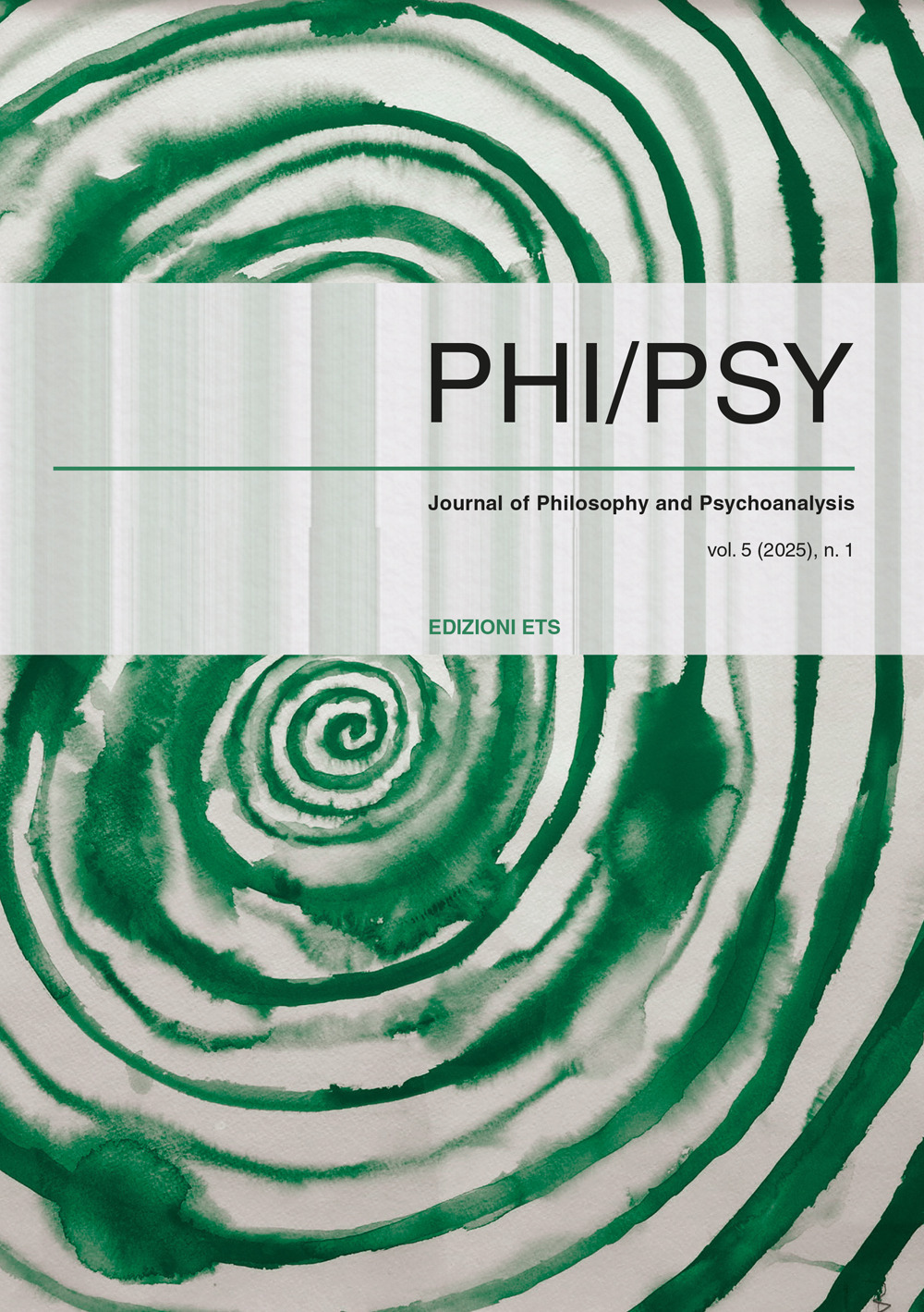 Phi-psy. Rivista di filosofia e psicoanalisi. Vol. 1
