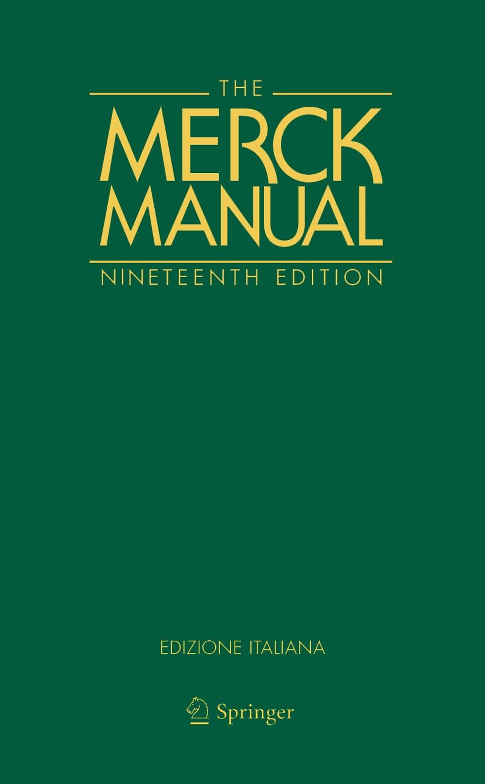 Il manuale Merck di diagnosi e terapia