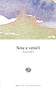 Note e versi. Poesie 2012. Vol. 1
