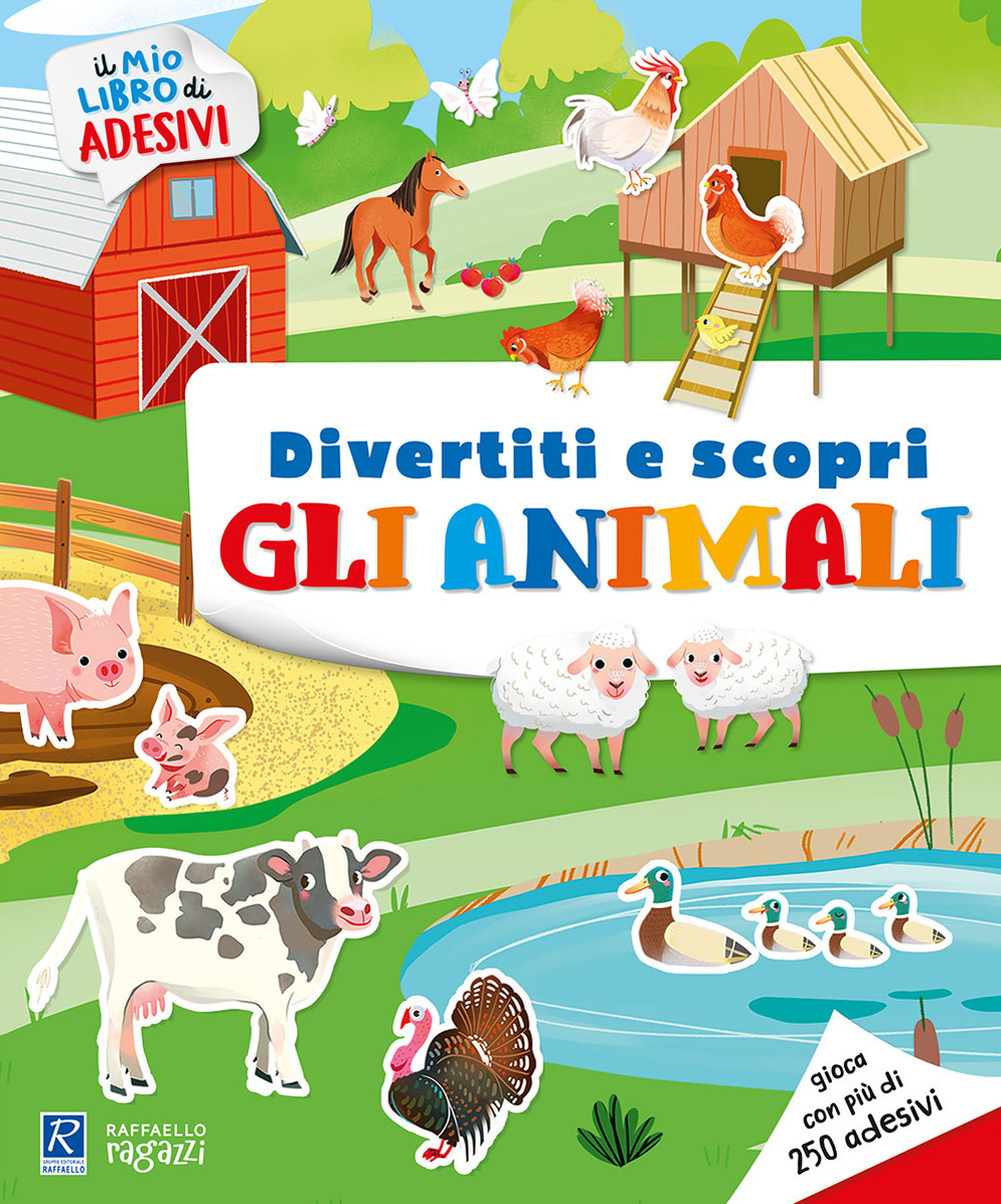 Gli animali e i loro ambienti. Il mio libro di adesivi
