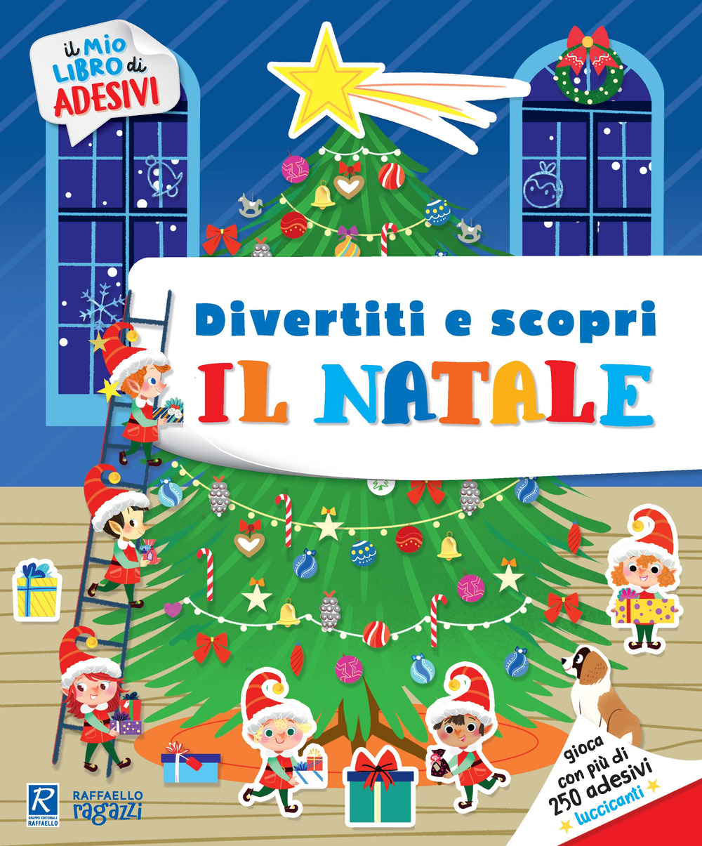 Il Natale. Il mio libro di adesivi