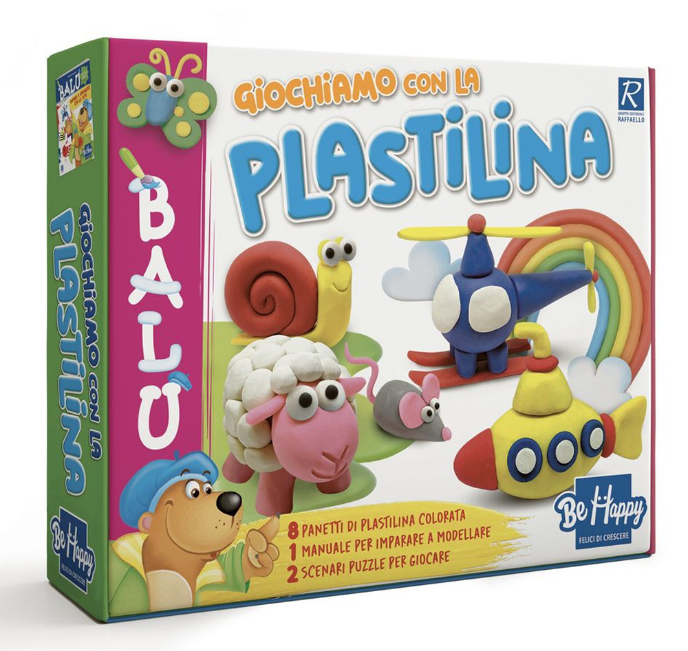Balù giochiamo con la plastilina. Balù piccolo artista