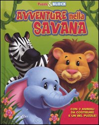 Avventure nella savana. Puzzle & block
