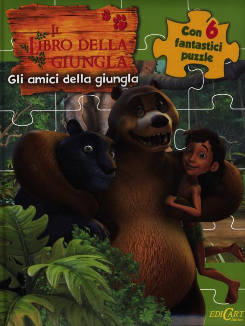 Gli amici della giungla. Il libro della giungla. Libro puzzle