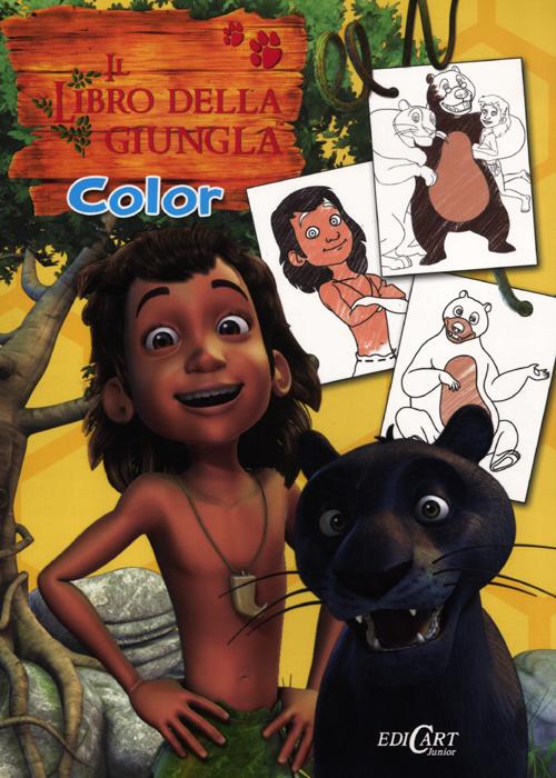 Il libro della giungla. Color azzurro