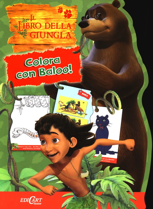 Colora con Baloo! Il libro della giungla