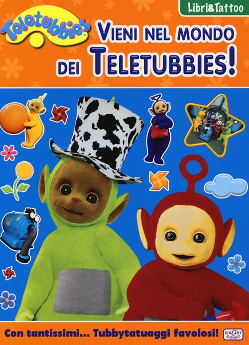 Vieni nel mondo dei Teletubbies! Con adesivi