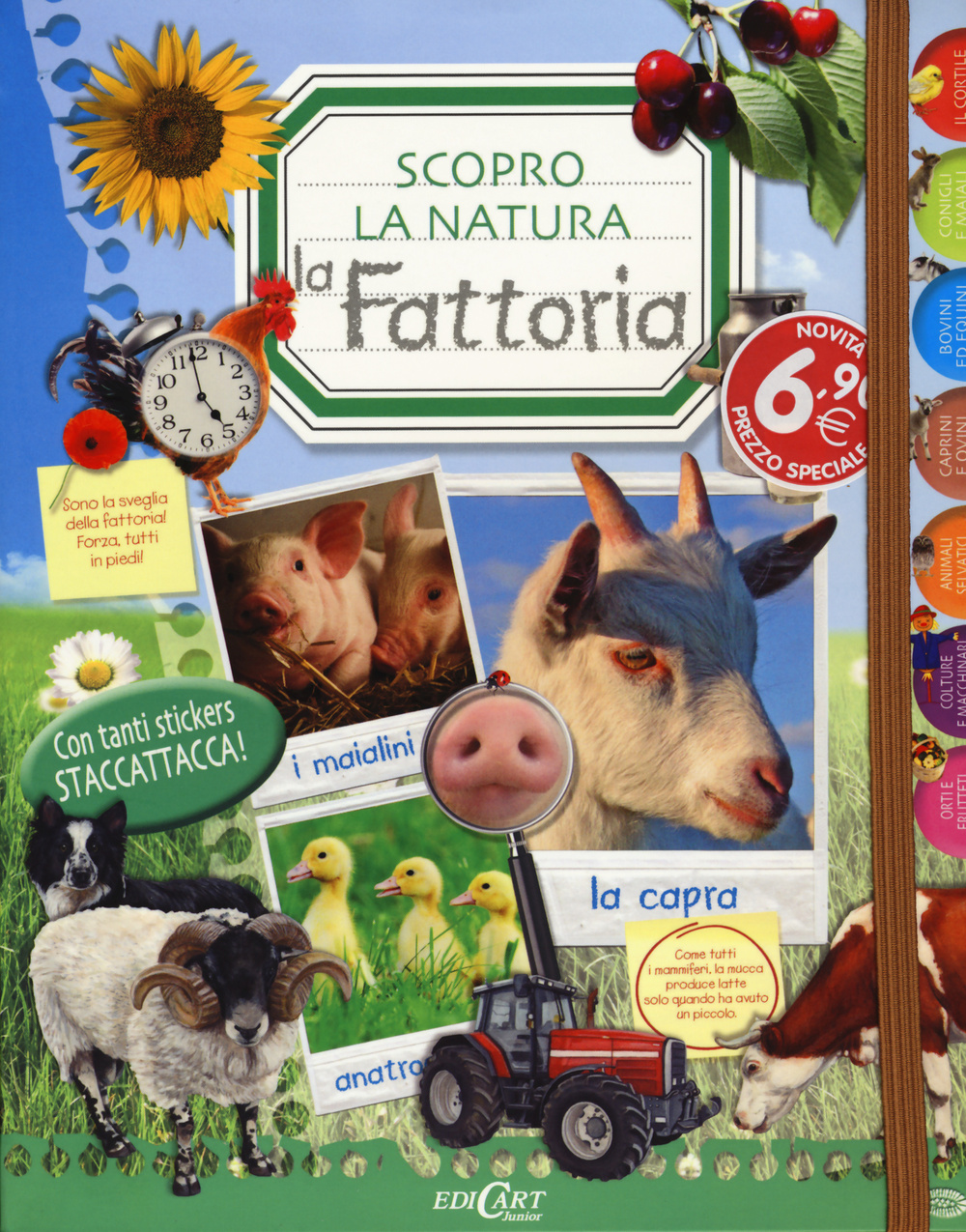 La fattoria. Scopro la natura. Con adesivi