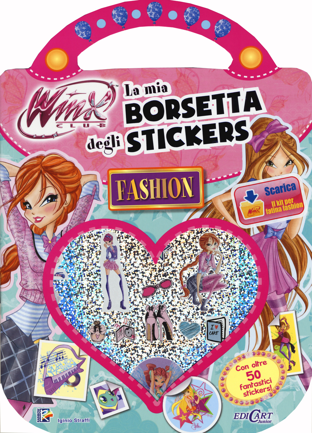 La mia borsetta degli stickers. Fashion. Winx club