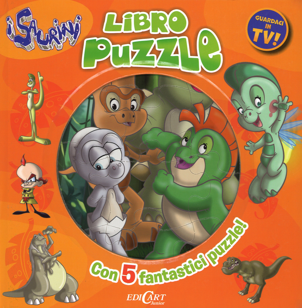 I Saurini. Libro puzzle