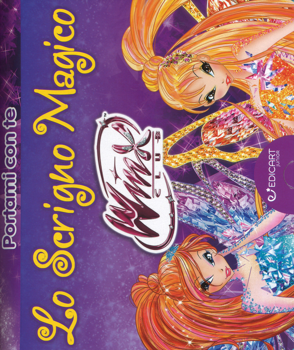 Lo scrigno magico. Valigetta sorprese. Winx club. Con adesivi
